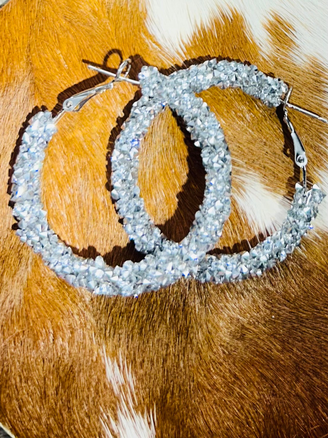 Crystal Hoops