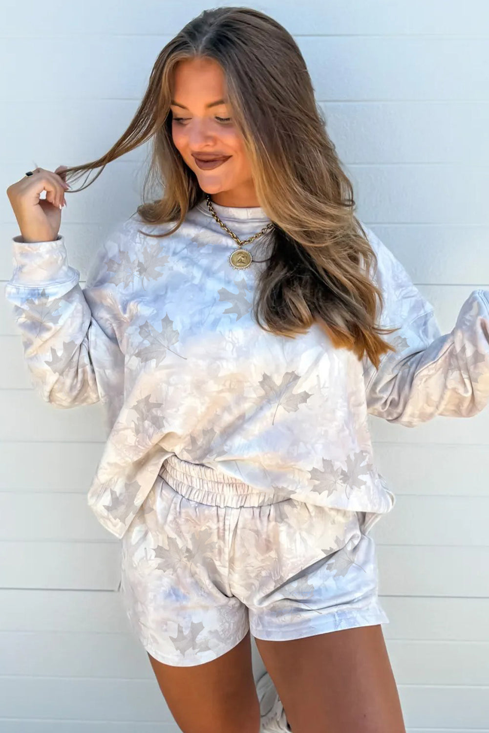 Beige Mapel Camo Set